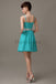 Spaghetti Strap Chiffon Short Bridesmaid Dresses