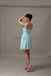 V-neck Chiffon Short Bridesmaid dresses