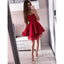 Sweetheart Red Simple Sleeveless Cheap Tulle Sexy Short Homecoming Dresses, HD0467