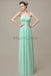 Sweetheart Chiffon Long Bridesmaid Dresses