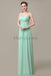 Sweetheart Pleats Chiffon Bridesmaid Dresses