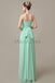 Sweetheart Chiffon Long Bridesmaid Dresses