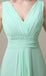 V-Neck Sleeveless Chiffon Bridesmaid Dresses