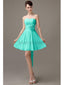 Strapless Pleats Chiffon Bridesmaid Dresses