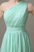 One Shoulder Pleats Bridesmaid Dresses