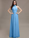 High Neck Chiffon Bridesmaid Dresses