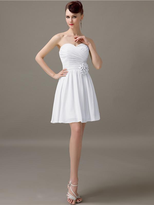 Sweetheart Short A-Line Bridesmaid Dresses