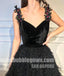 Black Sweet Heart Formal Inexpensive Evening Long Prom Dresses, BGP086 - Bubble Gown