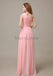 One Shoulder Pleats Floor Length Bridesmaid Dresses