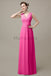 V-Neck Sleeveless Chiffon Bridesmaid Dresses