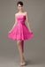 Strapless Pleats Chiffon Bridesmaid Dresses