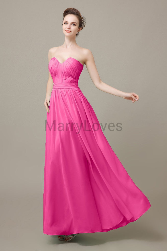 Sweetheart A-Line Bridesmaid Dresses