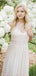 A-line Spaghetti Straps Simple Chiffon Long Bridesmaid Dresses, BD0582