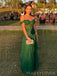 Gorgeous Green Tulle Off Shoulder A-line Long Evening Prom Dresses, Custom Prom Dress, BGS0181