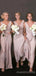 Simple V-neck Long Bridesmaid Dresses, Cheap Custom Bridesmaid Dresses, BN1119