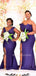 Mismatched Mermaid Long Side Slit Custom Bridesmaid Dresses , BN1210