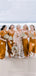 Mismatched V-neck Long Custom Bridesmaid Dresses , BN1273