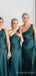 One Shoulder Satin Long Custom Bridesmaid Dresses , BN1281