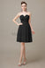 Sweetheart Neck Knee Length Chiffon Bridesmaid Dresses