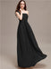 A-line One-shoulder Long Chiffon Bridesmaid Dresses