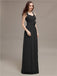 A-line Halter Appliques Chiffon Bridesmaid Dresses