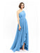 One-shoulder High-low Chiffon Bridesmaid Dresses