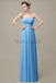 Sweetheart Pleats Chiffon Bridesmaid Dresses