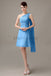 One Shoulder Pleats Bridesmaid Dresses