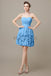 Sweetheart Ruffles Short Bridesmaid Dresses