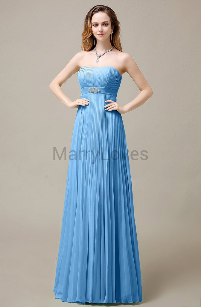 Strapless A-Line Bridesmaid Dresses