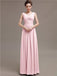 V-Neck Pleats Chiffon Bridesmaid Dresses