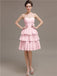 Sweetheart Pleats Short Bridesmaid Dresses