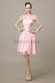 Sweetheart Short Chiffon Bridesmaid Dresses