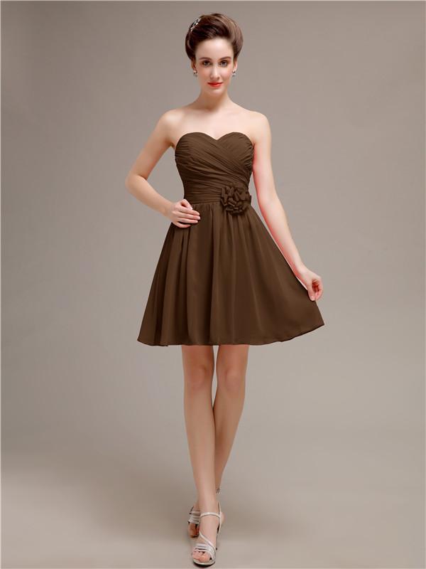 Sweetheart Short A-Line Bridesmaid Dresses