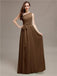 A-line One-shoulder Bridesmaid Dresses With Belt