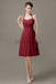 Halter Chiffon Short Bridesmaid Dresses