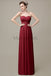 Sweetheart Pleats Chiffon Bridesmaid Dresses