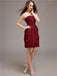 Sweetheart Short Sheath Bridesmaid Dresses