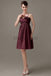 Spaghetti Strap Chiffon Short Bridesmaid Dresses