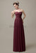 Sweetheart Pleats Chiffon Bridesmaid Dresses