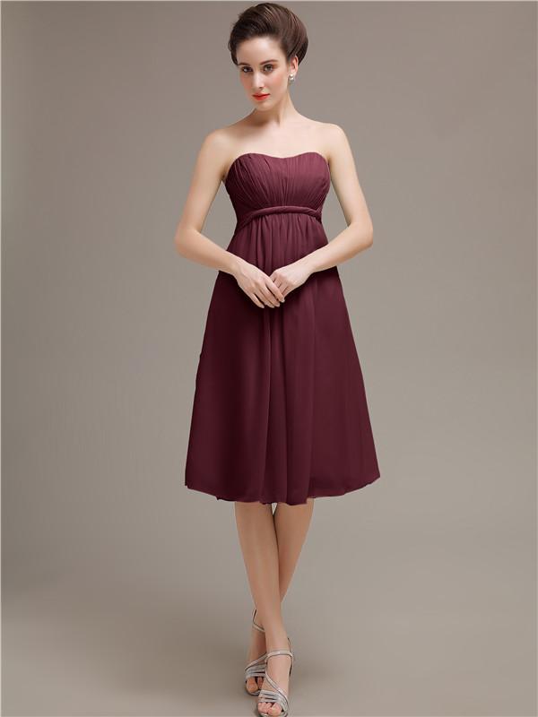 Sweetheart Knee-Length A-Line Bridesmaid Dresses