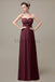 Sweetheart Sleeveless Chiffon Bridesmaid Dresses