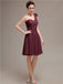 One Shoulder Short A-Line Bridesmaid Dresses