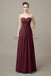 Sweetheart Chiffon Floor Length Bridesmaid Dresses