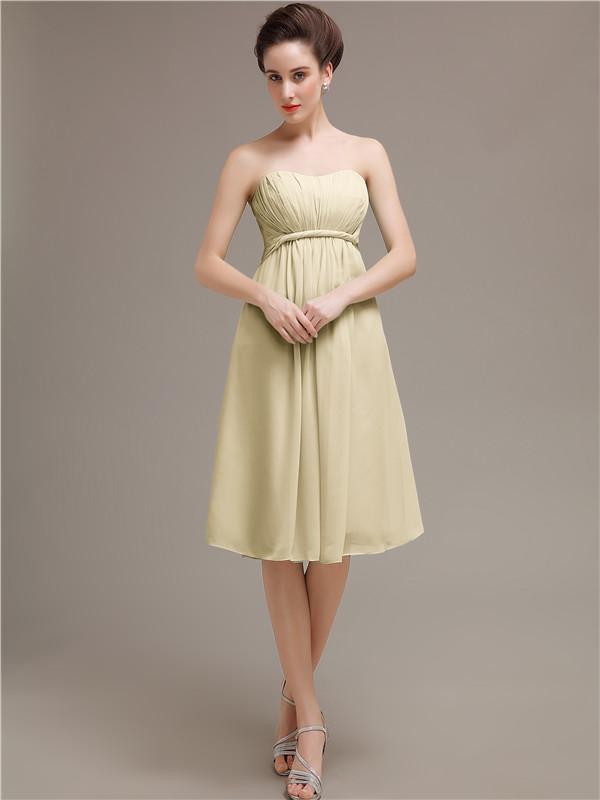 Sweetheart Knee-Length A-Line Bridesmaid Dresses