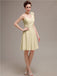 One Shoulder Short A-Line Bridesmaid Dresses