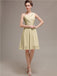 One Shoulder Short A-Line Bridesmaid Dresses