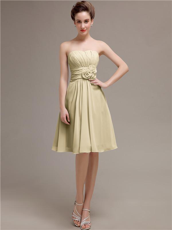 Sweetheart Short A-Line Bridesmaid Dresses