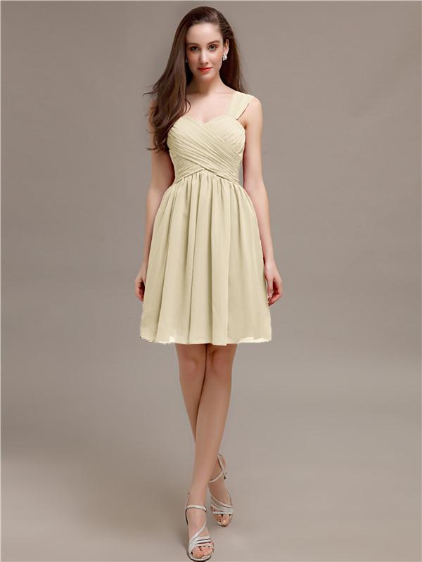 Sweetheart One-strap Chiffon Bridesmaid Dresses