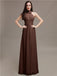 High Neck Chiffon Bridesmaid Dresses